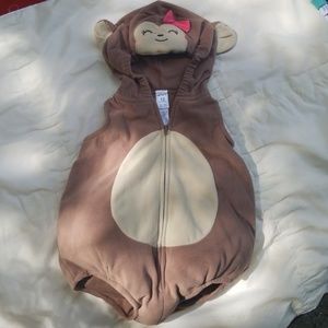 Carter's baby girl Monkey costume